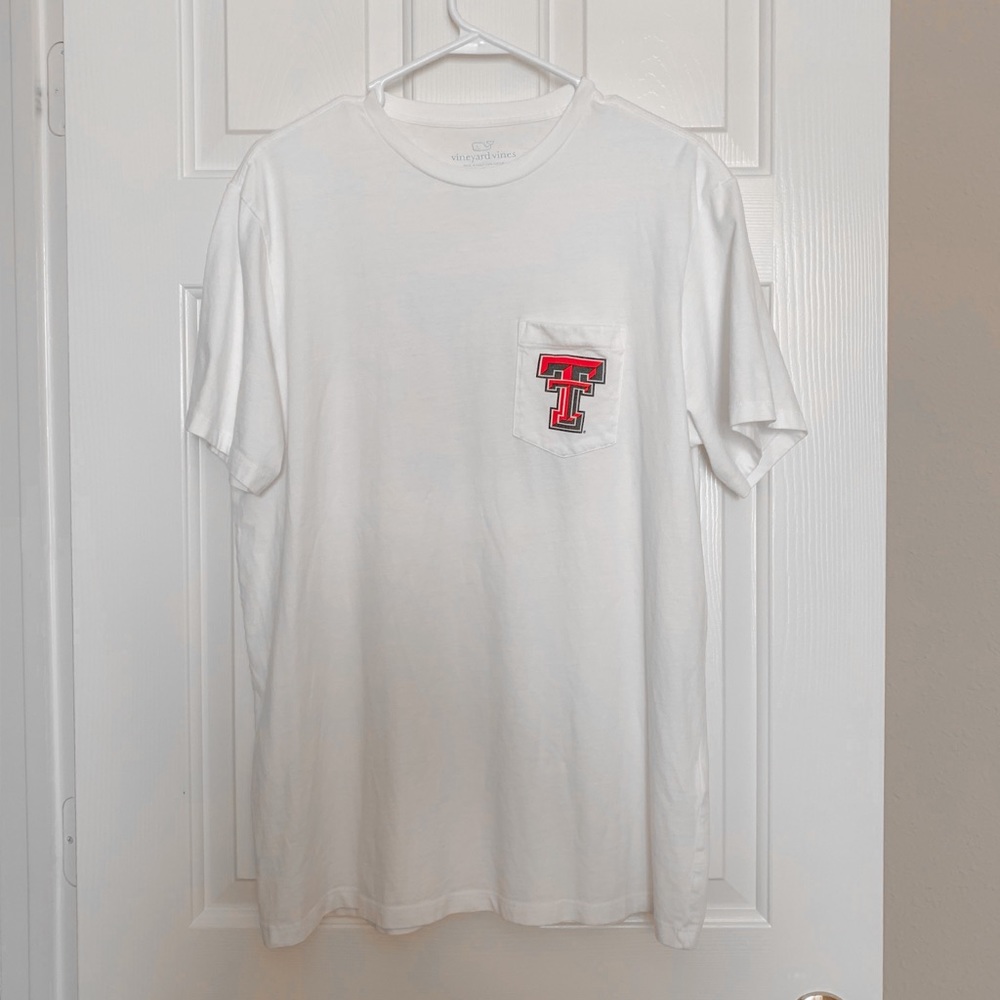 texas tech vineyard vines pocket tee